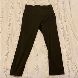 Forest Green Lululemon Align Crops